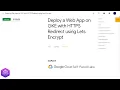 Qwiklabs Deploy a Web App on GKE with HTTPS Redirect using Lets Encrypt GSP269