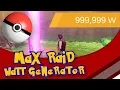 SWITCH UP POKEMON MODE Max Raid Watt Generator