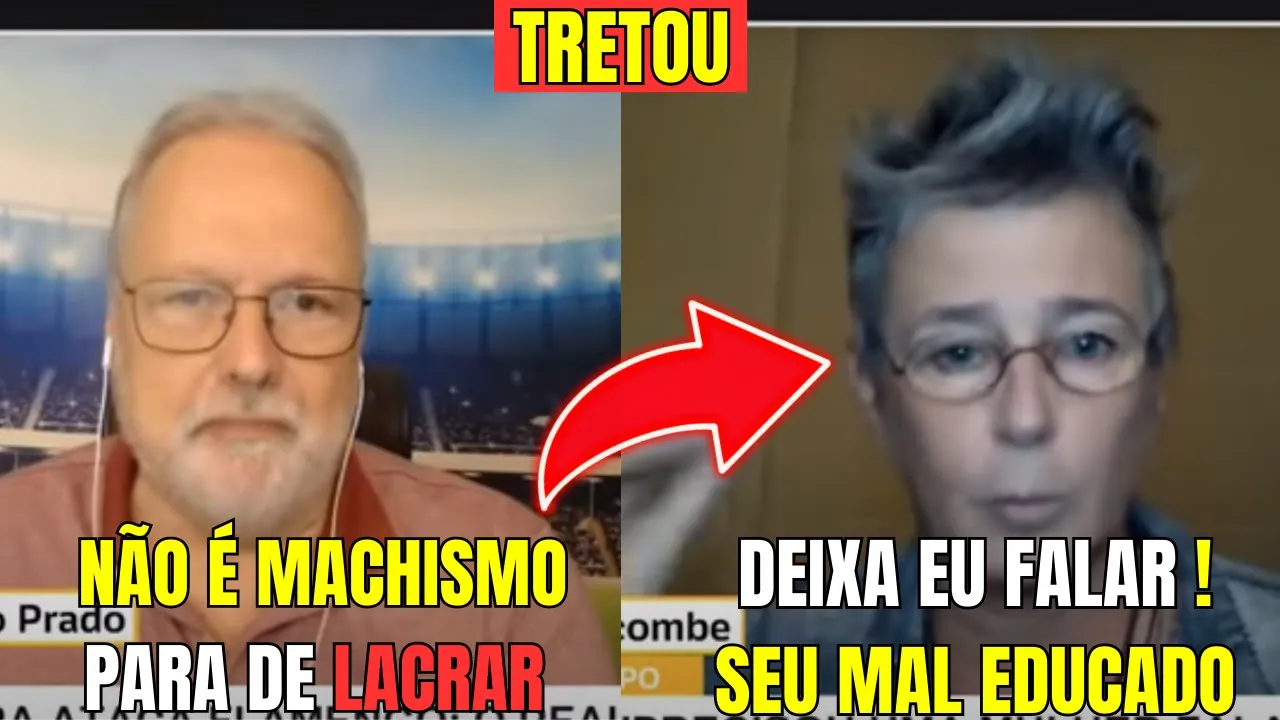 MAURICIO PRADO E MILLY DISCUTEM FEIO !!! E FOI AO VIVO no uol esporte
