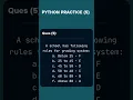 Python Pracitce part 5 Grading System