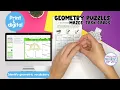 Geometry Puzzles Mazes and Task Cards
