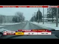 Road conditions improve around Mid-Michigan as snowfall continues