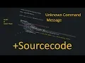 Unknow Command Message Sourcecode Speedcoding Bukkit Spigot Plugin