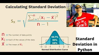 1-Standard Deviation in Python Numpy and Pandas Machine Learning Data Science