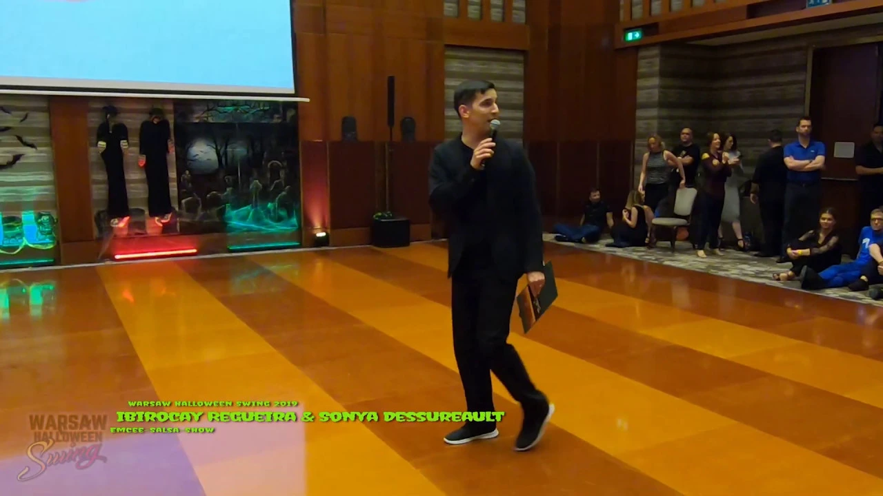 Ibirocay Regueira & Sonya Dessureault - Impro Salsa - Warsaw Halloween Swing 2019