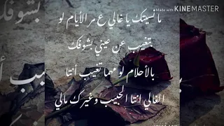 حالة واتس اب حزينة جدا ل حسام جنيد ما نسيتك يا غالي ع مر الأيام 