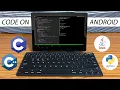 How to code on Android C Java Python Linux on Android tablet