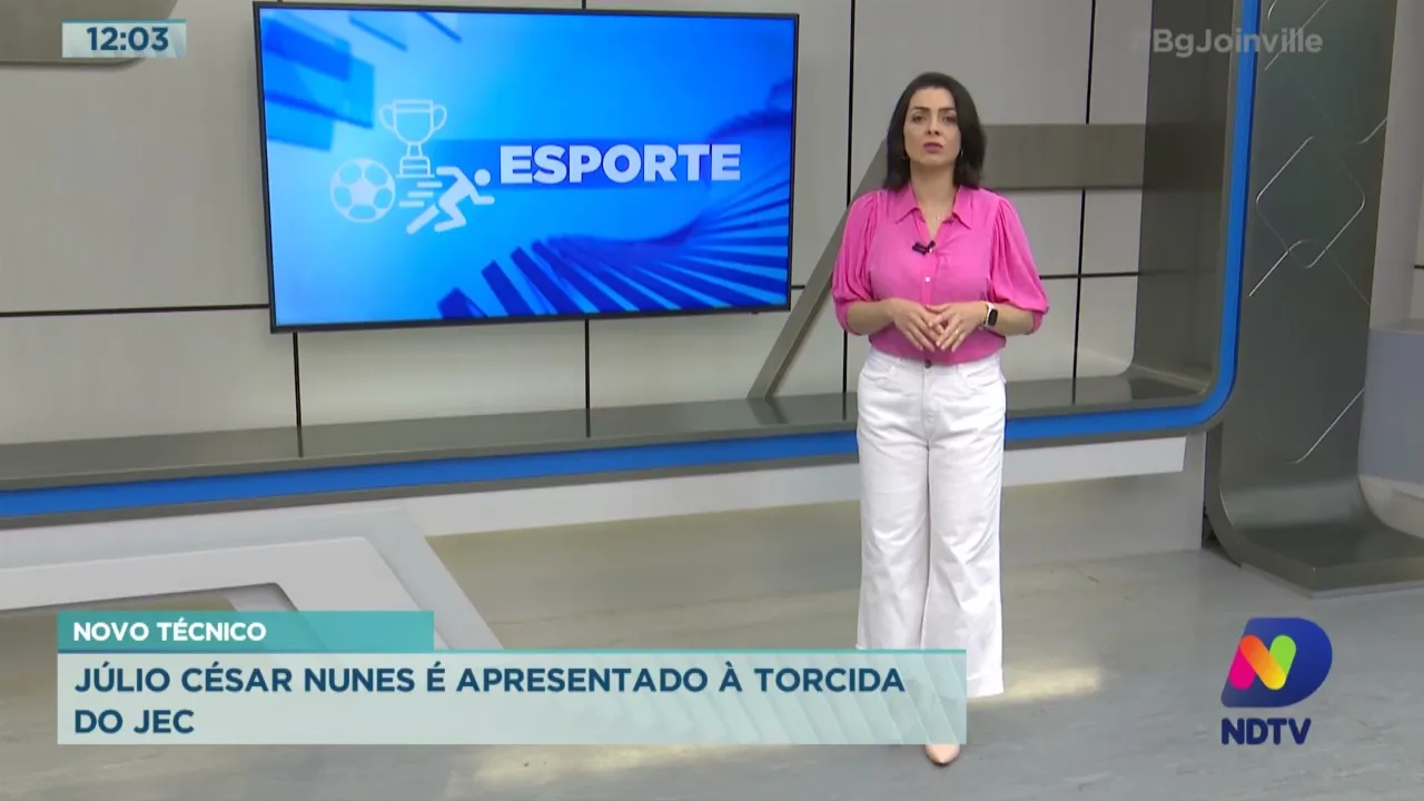 Novo técnico: Júlio César Nunes é apresentado à torcida do JEC