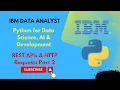 REST APIs HTTP Requests Part 2 Python for Data Science AI Development IBM Data Analyst
