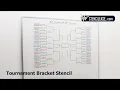 Tournament Bracket Stencil Make Your Own Tournament Bracket Stencil Ease