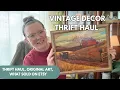 Thrifting for Vintage Decor Gorgeous Original Artwork Etsy Update