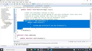 Anonymous Class in Java - Java Programming