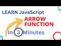 JavaScript Arrow Functions Explained JavaScript Tutorial