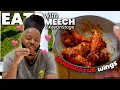 LOUISIANA RUB WINGS W KEVONSTAGE EATS WITH MEECH