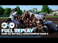 Saint Leo vs McKendree 2026 DII softball championship Game 2 FULL REPLAY