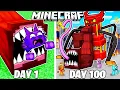 Download Lagu I Survived 100 Days as SLIDE EATER in MINECRAFT!
