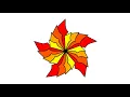 Simple Python Turtle Graphic and Code Star Disk