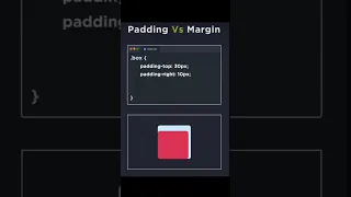 Padding vs margin in css how to use margin and padding property in css