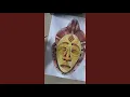 African Mask - How to in watercolour