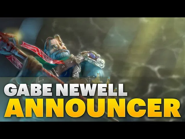 Dota 2 #TI8 - Gabe Newell Mega-Kills Announcer