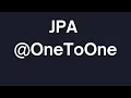 Java Spring Boot JPA Hibernate OneToOne Mapping Lombok 2021 Part 2