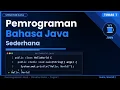 Pemrograman Java Sederhana - STRUKTUR DATA Tugas 1
