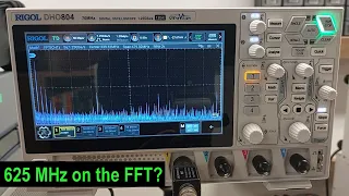 RIGOL DHO804 - can the FFT reach 625 MHz?