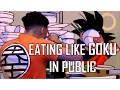 Download Lagu EATING LIKE GOKU IN PUBLIC - DBZ