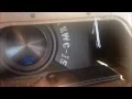 Alpine 15 inch With Kenwood 1000w amp