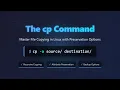 Linux cp Command Copy Files Directories Like a Pro