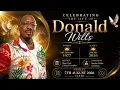 Celebrating The Life of Donald Wills