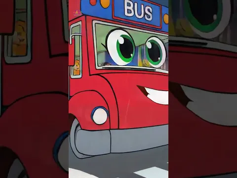 Wheels on the Bus Fun Ride #nurseryrhymes #bussong #shorts