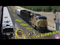 UP 3030 Leads FRA Track Inspection Car - Fresno CA WRVBKC