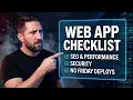 Your Web App Will Fail Without This Checklist
