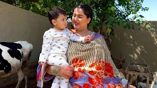 Bhut arsay Baad Gaon Ka Tour… Beta bohat khush | Aliza Sehar and Mohammad 😘