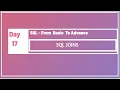 Day 17 - SQL from Basic To Advance