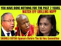EFF JULIUS MALEMA GRILLS NDPP SHAMILA BATOHI