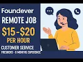Work From Home 2025 Foundever Customer Service Job 15 20 per Hour