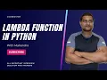 Lambda function in python Anonymous Function Hindi Lambda tutorial