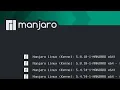 Manjaro Select a different version of the Linux kernel