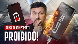 Vão PROIBIR carregadores portáteis nos aviões | EP. 1312