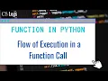 1 - Flow of Execution in a Function Call