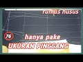 Lagu cara membuat pola celana panjang pria