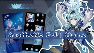 eula aesthetic home screen genshin impact