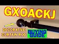 GXOACKJ Decorative Curtain Rod Buying Guide