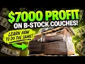 We Just Got Our BIGGEST B-Stock Shipment Yet Unboxing 13 700 Worth of Couches
