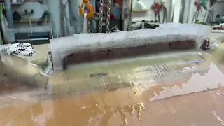 27 Dec 2023  Work on hinge for swim ladder and deflector