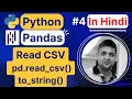 Python Pandas Read CSV pd read - csv to