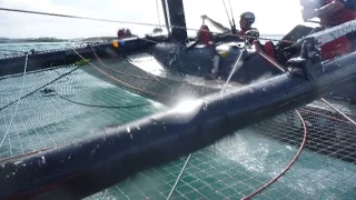 ACWS Bermuda – Practice day 1 aboard America’s Cup AC45f