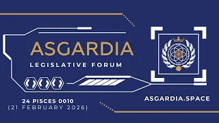 Asgardia Legislative Forum on 24 Pisces 0010